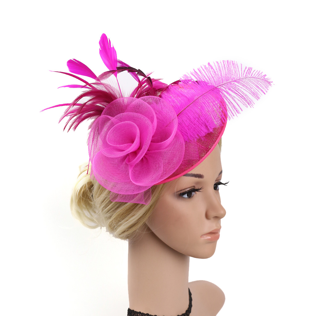 여성용 Ascot 매혹적인 모자 깃털 메쉬 머리띠, 클 - Women'S Fashion Kentucky Derby 리뷰 및 가격