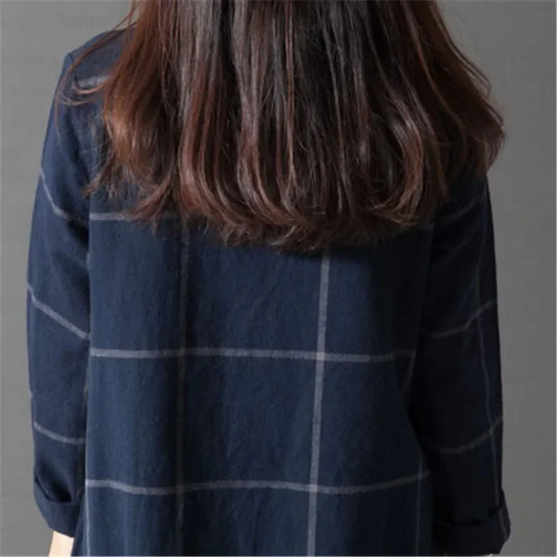 새로운 한국 패션 여성 가을 겨울 캐주얼 체크무늬 프린 - Women'S Fashion Vest Tops 리뷰 및 가격