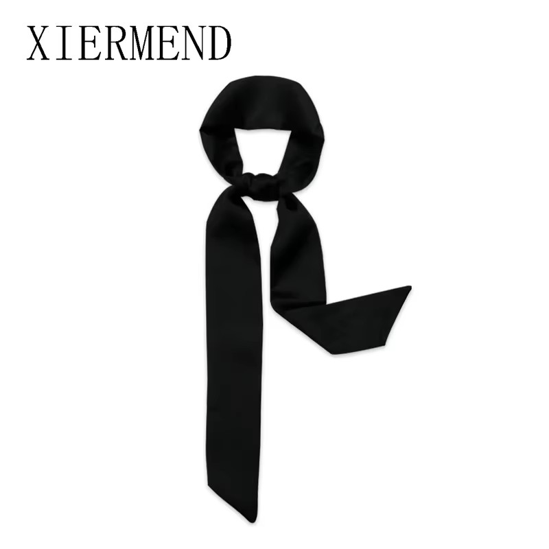 새로운 긴 가방 스카프 여성 헤어 밴드 레이디 액세서리 - Women Fashion Necktie 리뷰 및 가격