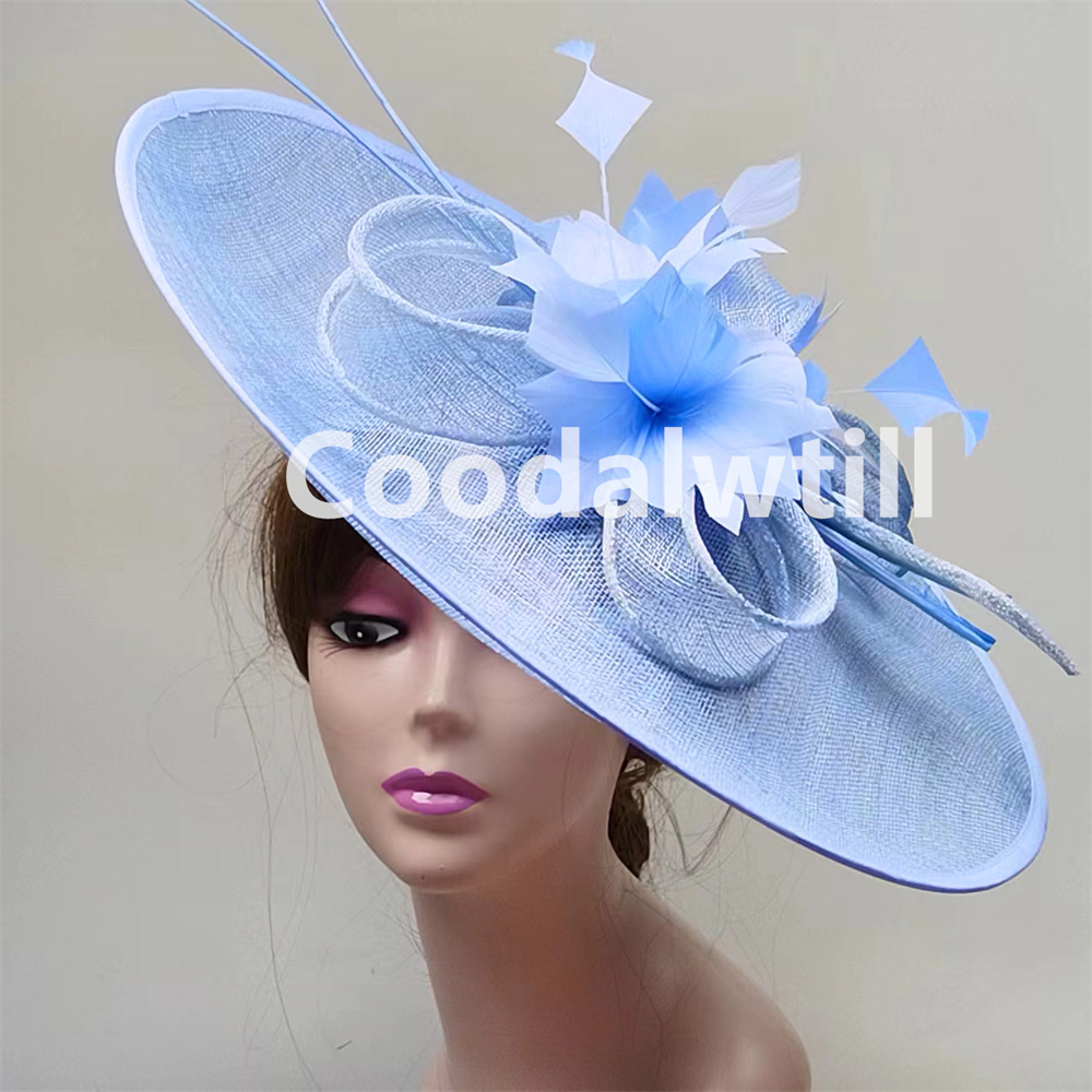 로얄 애 스콧 빅 매혹적인 모자 여성 켄터키 더비 깃털 - Women'S Fashion Kentucky Derby 리뷰 및 가격