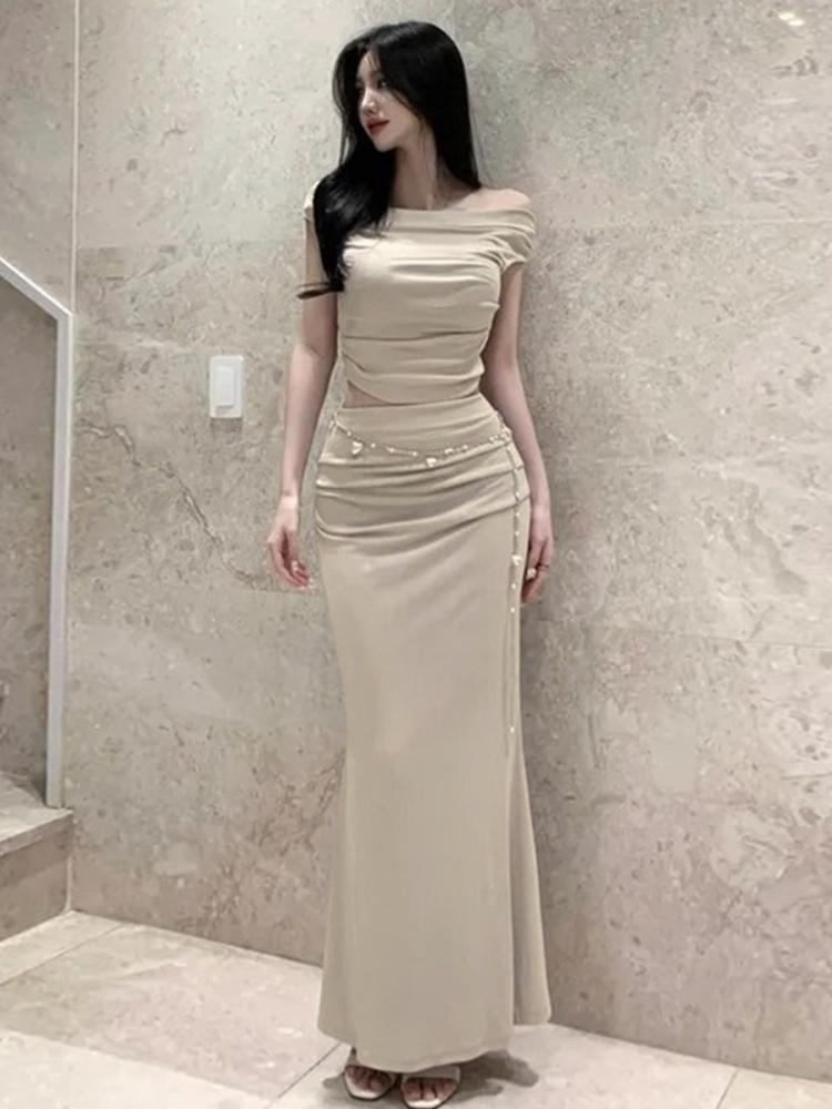 2026 신상품 한국 동대문 투피스 세트 슬림핏 드레이 - Women'S Fashion Korea 리뷰 및 가격